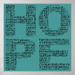 Hospice Workers belichamen een geest van hoop Poster