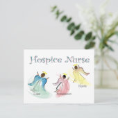 Hospice Zurse 3 Angels Design Briefkaart (Staand voorkant)