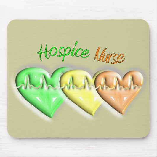 Hospice Zurse 3D Hearts Muismat (Voorkant)