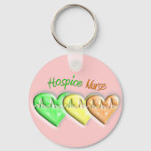 Hospice Zurse 3D Hearts Sleutelhanger (Voorkant)