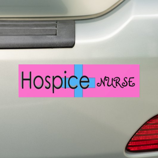 Hospice Zurse Bumpersticker (Op auto)