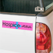 Hospice Zurse Bumpersticker (Op Truck)