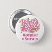 Hospice Zurse Gift (Beste werelden) Ronde Button 5,7 Cm (Voorkant /achterkant)