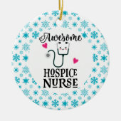 Hospice Zurse Gift Keramisch Ornament (Voorkant)