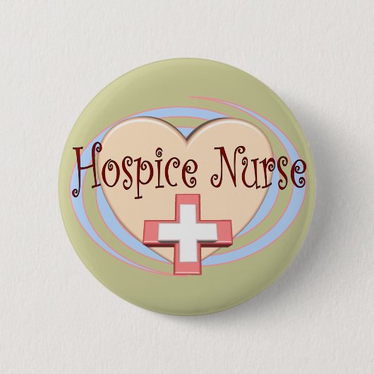Hospice Zurse giften Ronde Button 5,7 Cm (Voorkant)