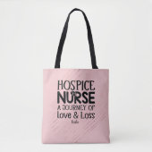 Hospice Zurse Reis Roze Tote Bag (Voorkant)