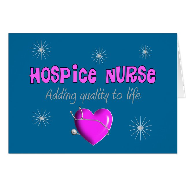 Hospice Zurse T-shirts en cadeautjes (Voorkant Horizontaal)