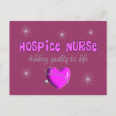 Hospice Zurse T-shirts en cadeautjes Briefkaart (Voorkant)