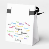 Hospice Zurse Tent Favor Box Bedankdoosjes (Achterkant)