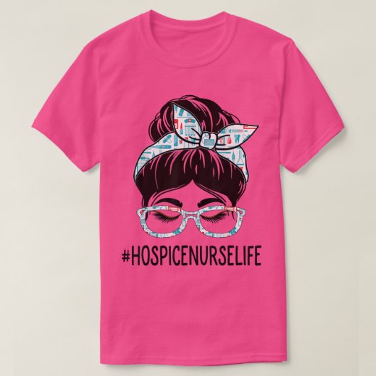 Hospice Zurse Week Waardering Dag Vrouwen Bu T-shirt (Design voorkant)