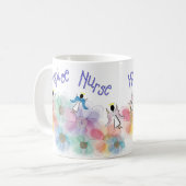 Hospice Zurse WHISPY Angels Design Koffiemok (Voorkant links)