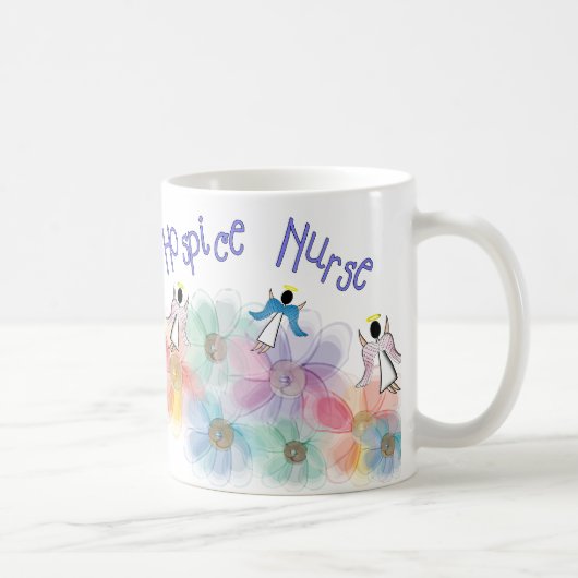 Hospice Zurse WHISPY Angels Design Koffiemok (Rechts)