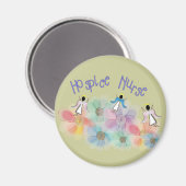 Hospice Zurse WHISPY Angels Design Magneet (Voorkant / Achterkant)