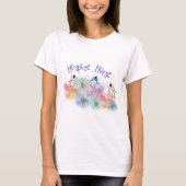 Hospice Zurse WHISPY Angels Design T-shirt (Voorkant)