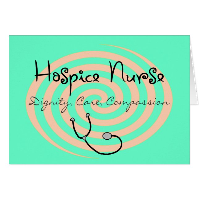 Hospice Zuster "Dignity Care Compassion" (Voorkant Horizontaal)