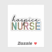 Hospice Zuster RN Verwaarderingsgeschenken Sticker (Vel)