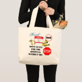 Hospital Bag Grote Tote Bag (Voorkant (product))