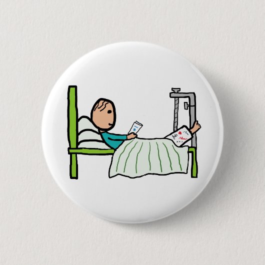Hospital Bed Ronde Button 5,7 Cm (Voorkant)