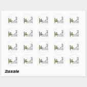 Hospital Bed Ronde Sticker (Vel)