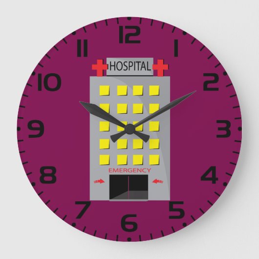 Hospital Building Emergency Entrance Grote Klok (Voorkant)