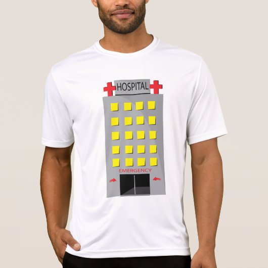 Hospital Building Emergency Entrance T-shirt (Voorkant)