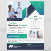 Hospital Clinic Service Flyer (Voorkant)