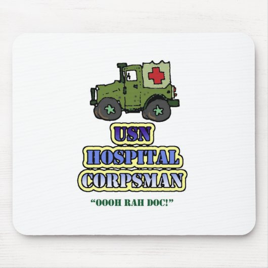Hospital Corpsman Mousepad Muismat (Voorkant)
