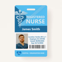 Hospital Doctor Nurse Aged Care Security Photo ID