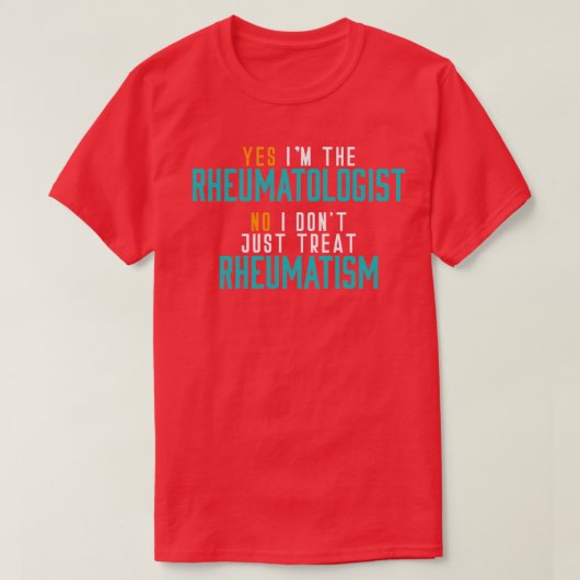 Hospital Rheumatoloog T-shirt (Design voorkant)