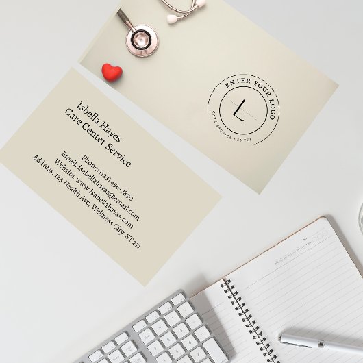 Hospital Staff Doctor Nursing Visitekaartje