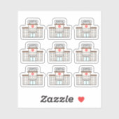 Hospital Visit Reminder Doctor Appointment Tracker Sticker (Vel)