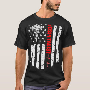 Hospitaliste Amerikaanse vlag Patriottic Medicine T-shirt
