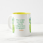 Hospitaliteit ananas Gastheer Mok (Voorkant links)