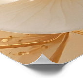 Hospitality Grandeur: A Fluid Floral and Silk Wall Poster (Hoek)