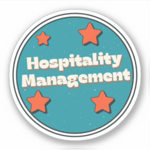 Hospitality Management Sticker