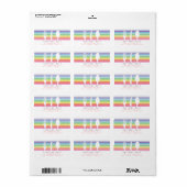 Hospitality Restaurant Cafe Chef Visitekaartje Etiket (Full Sheet)