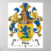 Hoss Family Crest Poster (Voorkant)