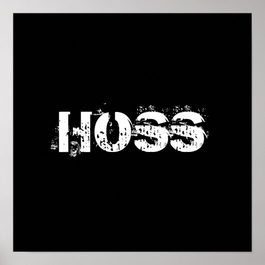 Hoss Poster (Voorkant)