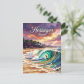 Hossegor France Briefkaart (Staand voorkant)