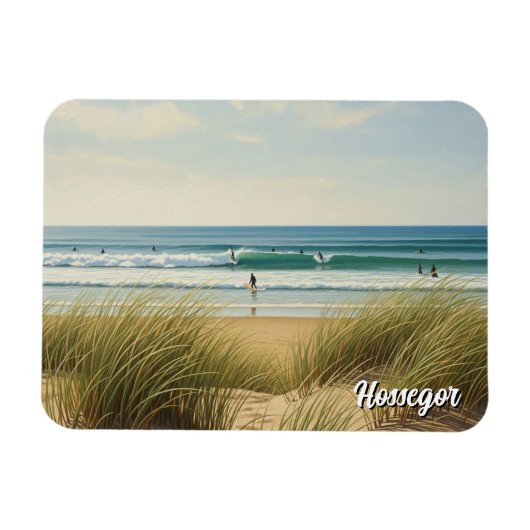 Hossegor Frankrijk strand surfers Magneet (Horizontaal)