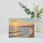 Hossegor Frankrijk Sunset strand Briefkaart (Staand voorkant)