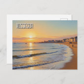 Hossegor Frankrijk Sunset strand Briefkaart (Voorkant / Achterkant)