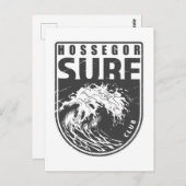 Hossegor Surf Club France Emblem Briefkaart (Voorkant / Achterkant)