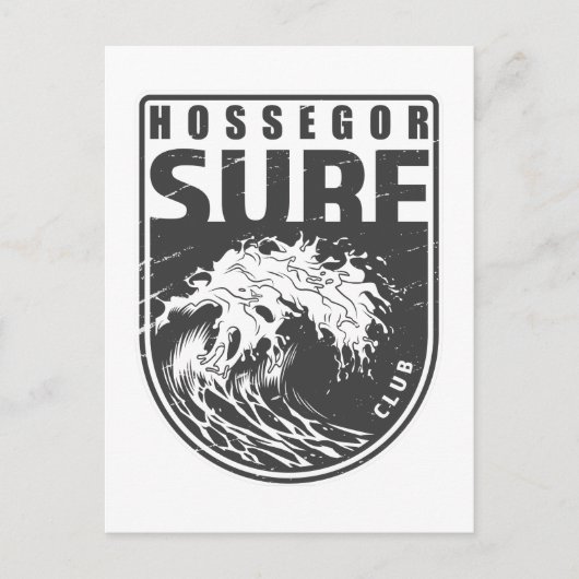 Hossegor Surf Club France Emblem Briefkaart (Voorkant)