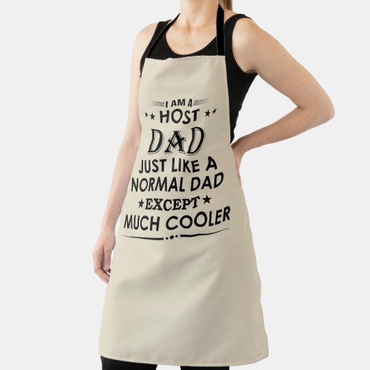 Host papa net als normale papa behalve veel cooler schort (Insitu)