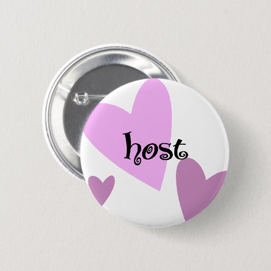 Host Ronde Button 5,7 Cm (Voorkant /achterkant)