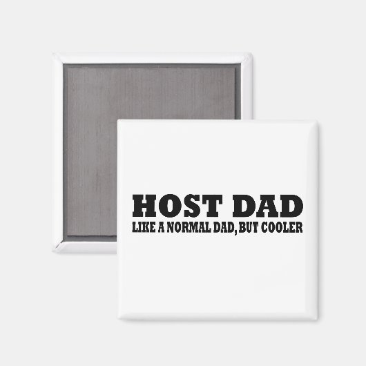 Host vader als een normale vader, maar koeler magneet (Voorkant / Achterkant)