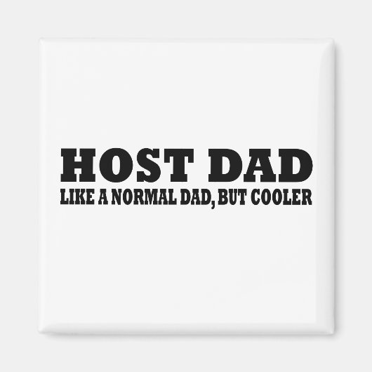 Host vader als een normale vader, maar koeler magneet (Voorkant)