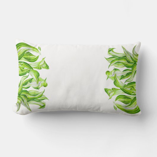 'Host with the Mosta' op een lumbaal kussen (Voorkant)