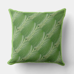 hosta blad, bijna geheel groene kussen